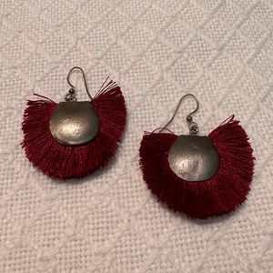 Noonday Burgundy Earrings